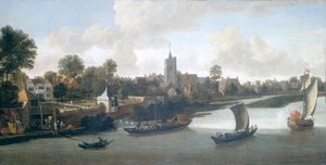 Chiswick vom Fluss, ca. 1675