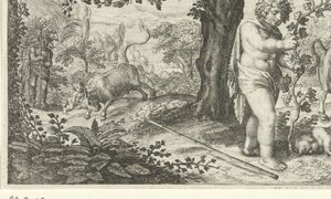 Bacchus und Ampelus