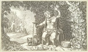 Bacchus als Weingott