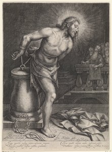 Christus an der Geißelsäule von Jacob Matham