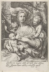 Liebe (Caritas) von Jacob Matham
