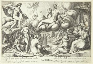Morgen, Zeit der Aurora von Jacob Matham