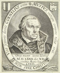 Porträt von Cornelis Musius von Jacob Matham
