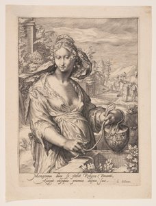 Rebecca, aus Die Frauen der Patriarchen von Jacob Matham