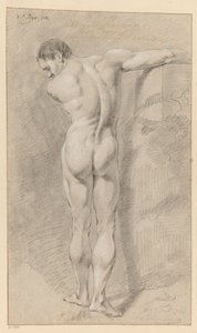 Stehender männlicher Akt, von hinten gesehen (1. Preis 1768)