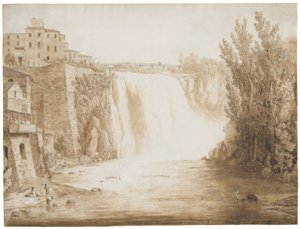 Die Cascata Grande von Isola del Liri, 1793 von Jacob Philippe Hackert
