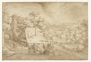 Landschaft mit Abraham und Isaak