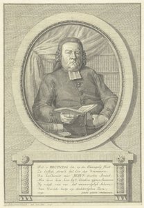 Porträt von Hermanus Adrianus Bruining von Jacob Schwartzenbach