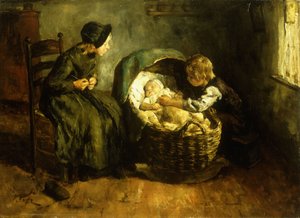 Über das Baby wachen
