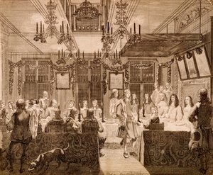 Das große Fest der Stände von Holland für den König und die königliche Familie, 1660