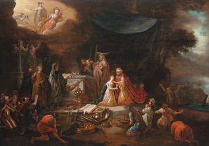 Das Opfer der Iphigenie von Jacob Willemsz de (c.1630 after 1675) Wet