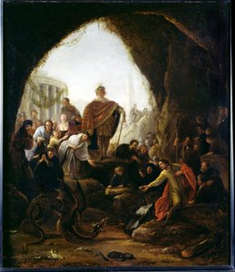 Daniel tötet den Drachen von Baal