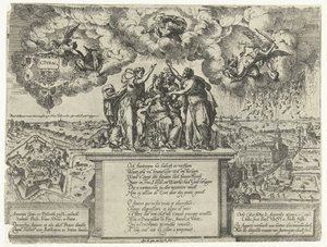 Allegorie auf die Eroberung der Zitadelle von Antwerpen, 1577