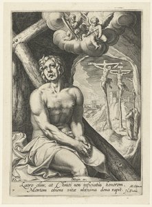 Der gute Mörder als reuiger Sünder von Jacob de Gheyn (II) (workshop of)