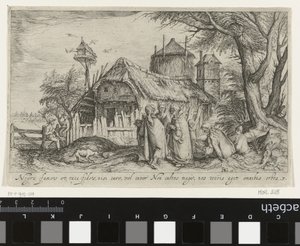 Landschap met Roma bij boerderij von Jacob de Gheyn (II)