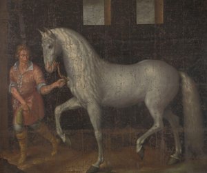 Spanisches Kriegspferd von Jacob de Gheyn (II)