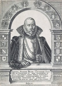 Porträt von Tycho Brahe 1546 - 1601 von Jacob de Gheyn