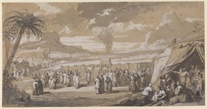 Moses wählt die 70 Ältesten von Jacob de Wit