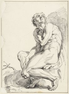 Nackter Mann von Jacob de Wit