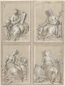 Mathematik, Handel, Geografie und Schiffbau von Jacob de Wit
