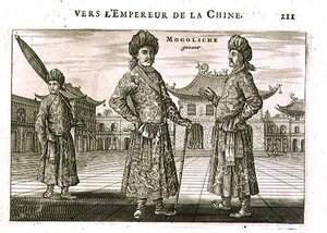 Mongolen, aus einem Bericht einer niederländischen Gesandtschaft nach China