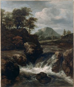 Ein Wasserfall von Jacob van Ruisdael