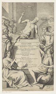 Titelseite für Jacob van der Gracht, Anatomie der äußeren Teile des menschlichen Körpers, 1634
