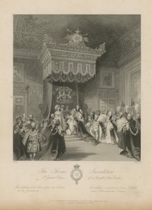 Die Throninvestitur eines Ritters des Hosenbandordens von Jacob van der Heyden