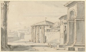 Ansicht von Rom von Jacob van der Ulft