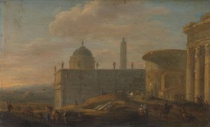 Italienische Stadtansicht