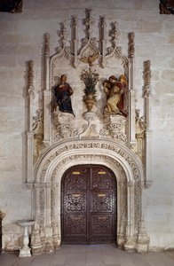 Verkündigung, Portal der Sakristei von Jacobo Florentino