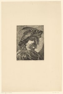 Selbstporträt von Rembrandt von Jacobus Adrianus Weiland