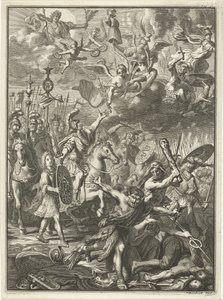 Die Armee von Wilhelm III. besiegt die Feinde von Jacobus Baptist