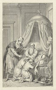 Jakob segnet Manasse und Ephraim