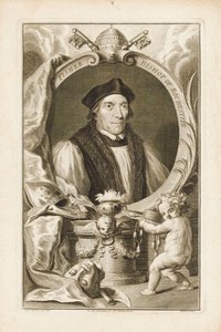 John Fisher, Bischof von Rochester, ca. 1760 (Gravur) von Jacobus Houbraken