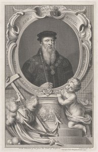 John Russell, erster Earl of Bedford von Jacobus Houbraken