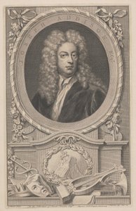 Joseph Addison Esquire von Jacobus Houbraken
