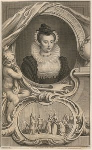 Porträt von Königin Mary von Schottland von Jacobus Houbraken