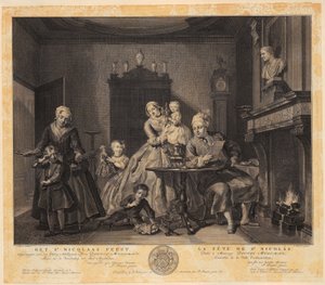 St. Nikolaus Fest von Jacobus Houbraken