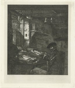 Kaufmann in seinem Büro von Jacobus Ludovicus Cornet