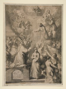 Die Verteilung der Franziskanerkordeln von Jacobus Neeffs