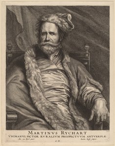 Martin Rijckaert von Jacobus Neeffs, after Sir Anthony van Dyck