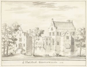 Das Schloss Groenewoude bei Woudenberg, 1382