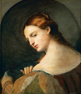 Porträt einer jungen Frau im Profil von Jacopo (c.1480 1528) Palma