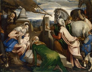 Die Anbetung der Könige, um 1555