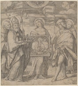 Schutzheilige von Bologna von Jacopo Francia