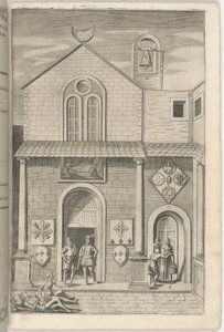Fassade der kleinen Kirche [Platte E]
