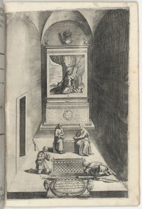 Innenraum der Kapelle der Maria Magdalena (Interno della cappella della Maddalena) [Platte H] von Jacopo Ligozzi
