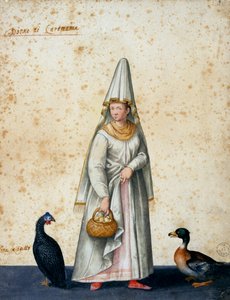 Türkischer Bauer, Zeichnung von Jacopo Ligozzi (1547-1627)