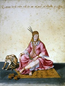Türkische Frau von Jacopo Ligozzi
